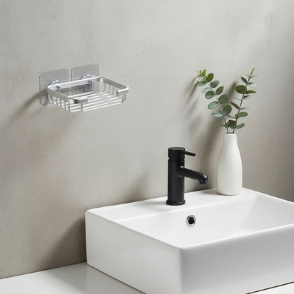 Serene bathroom scene