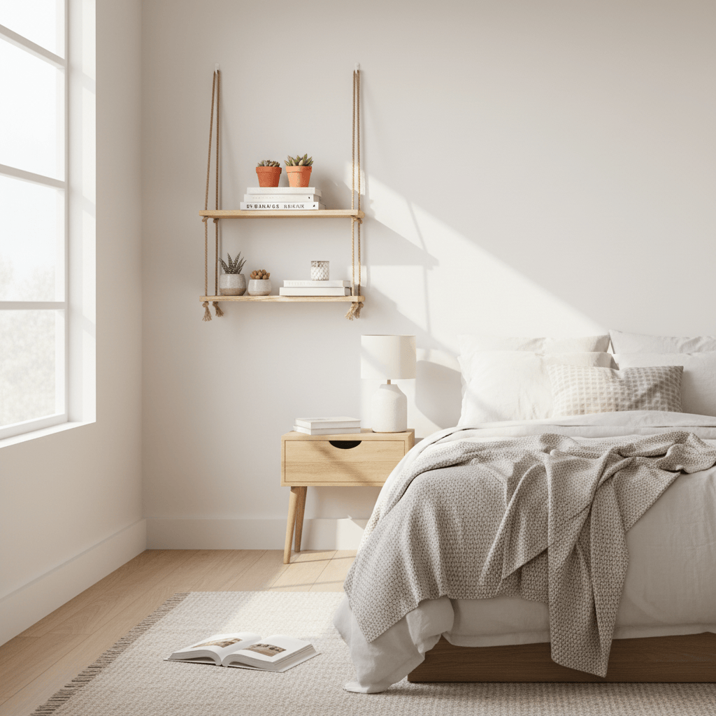 Étagère 2 niveaux avec livres et succulentes