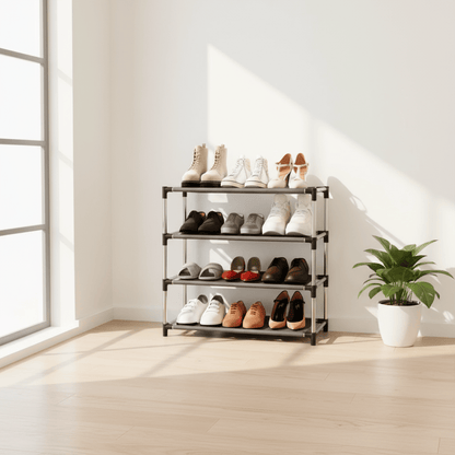 Étagère dans une entrée moderne