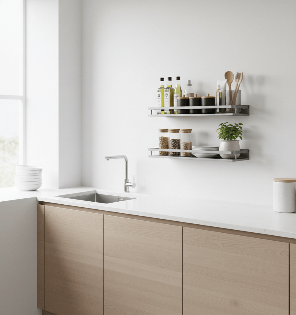 Étagère murale en situation