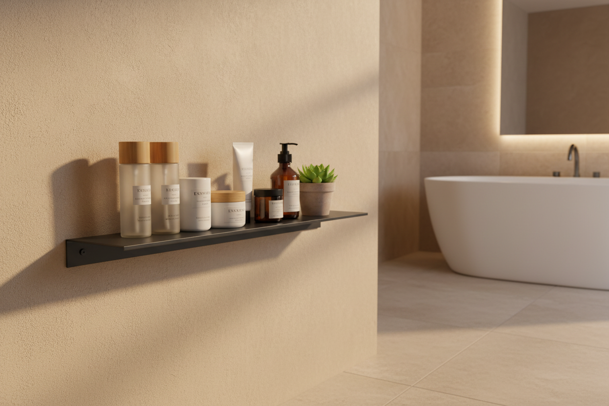 Étagère noire beige luxe