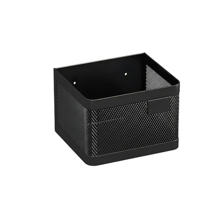 Étagère Murale Cuisine Magnétique – Rangement Pratique pour Réfrigérateur noir