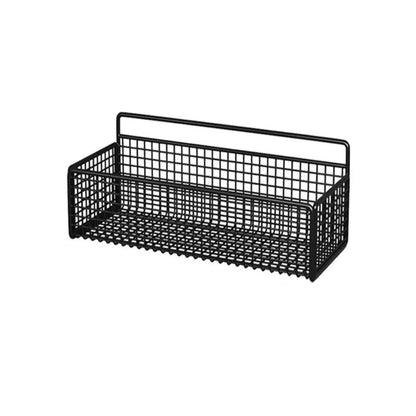 Étagère Murale Salle de Bain - Grille Métal Sans Perçage