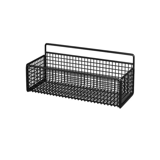 Étagère Murale Salle de Bain - Grille Métal Sans Perçage