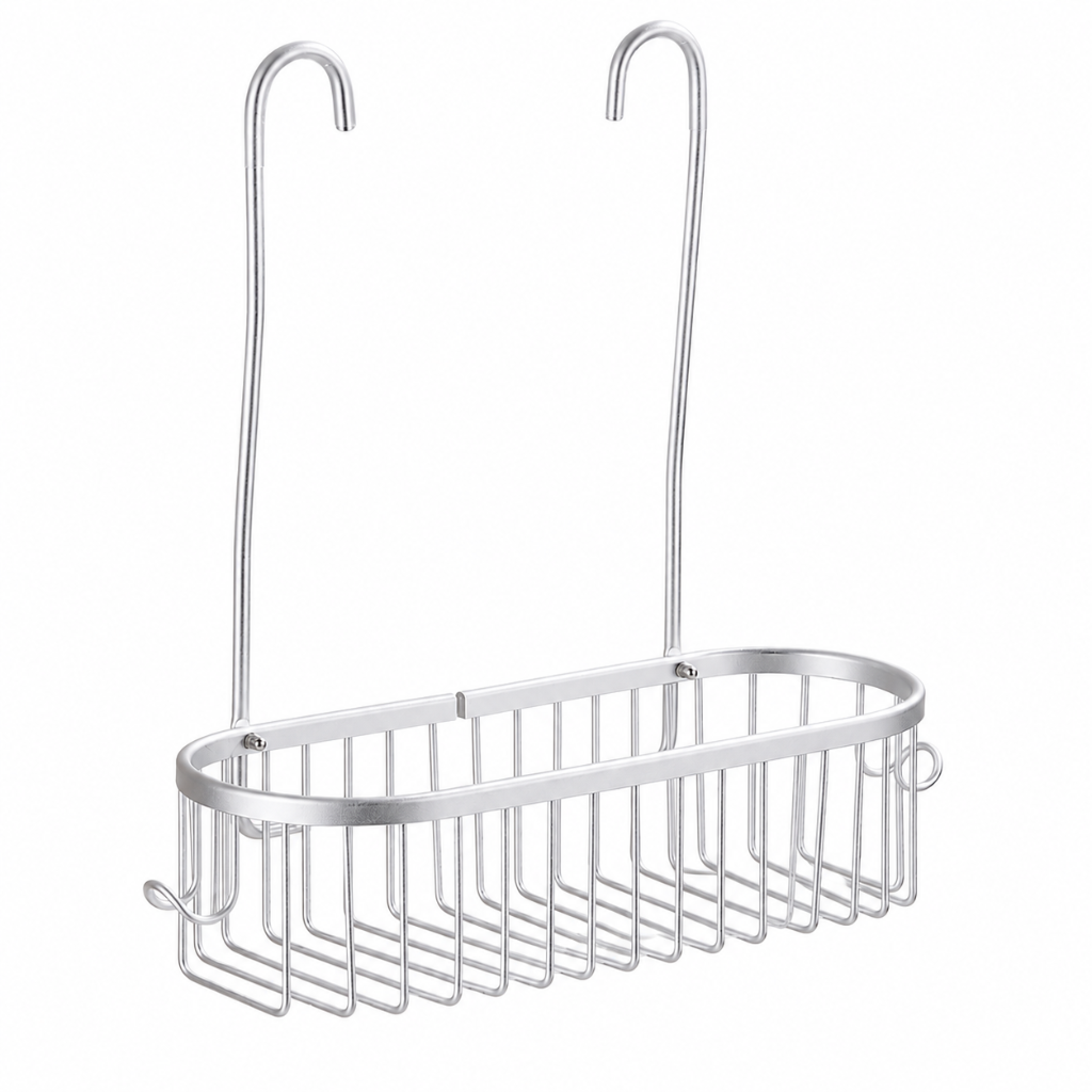 Étagère de Douche Suspendue en Aluminium — Sans Perçage Chromé