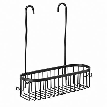 Étagère de Douche Suspendue en Aluminium — Sans Perçage noir