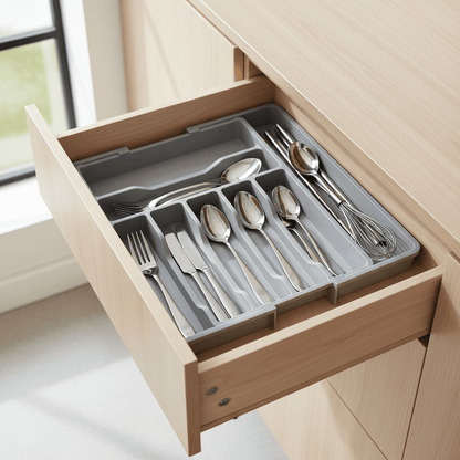 Tiroir organisé avec range-couvert