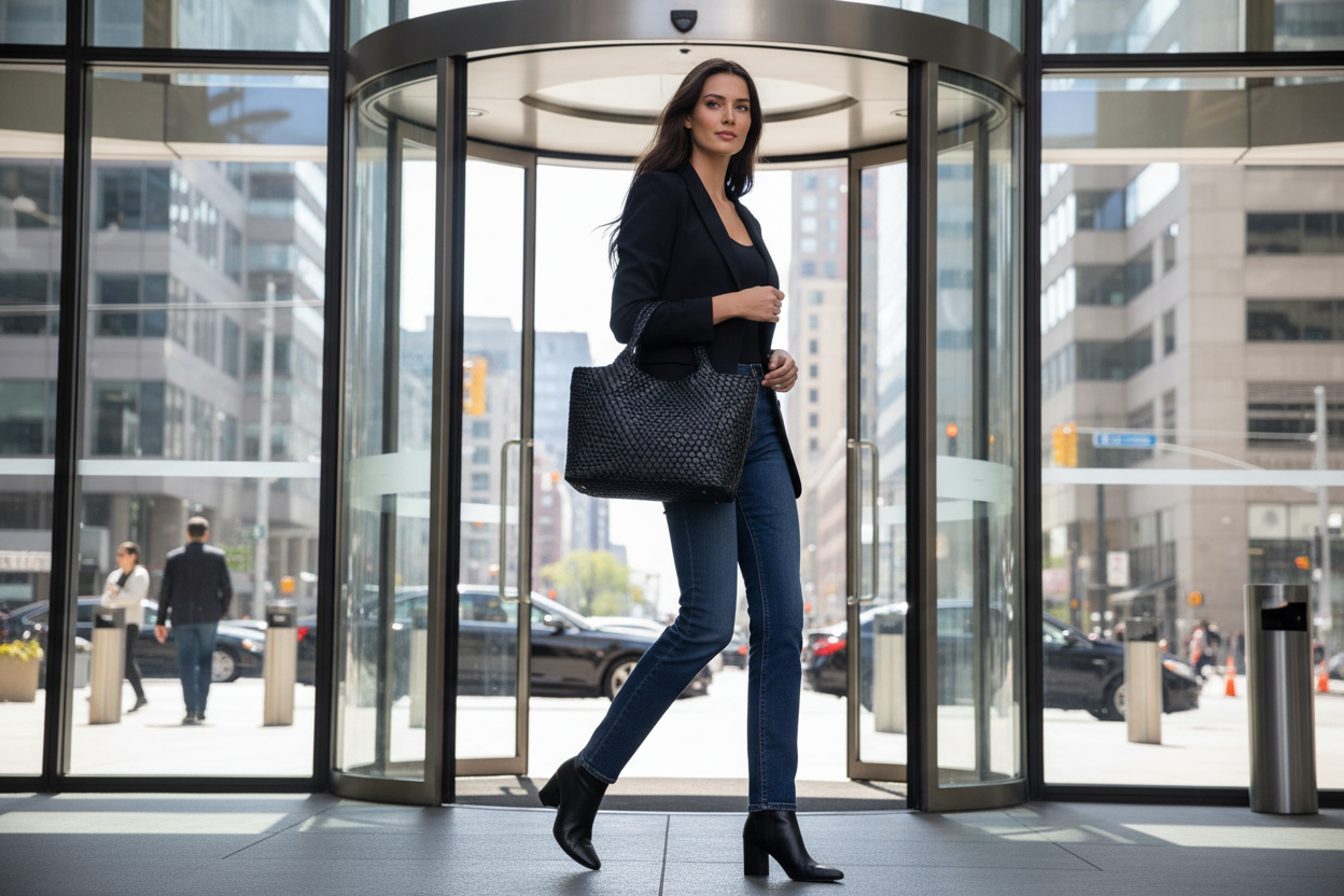 Tote Bag Noir – Working Girl