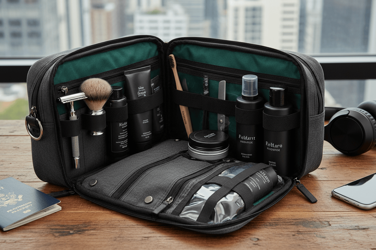 Trousse de toilette fonctionnelle