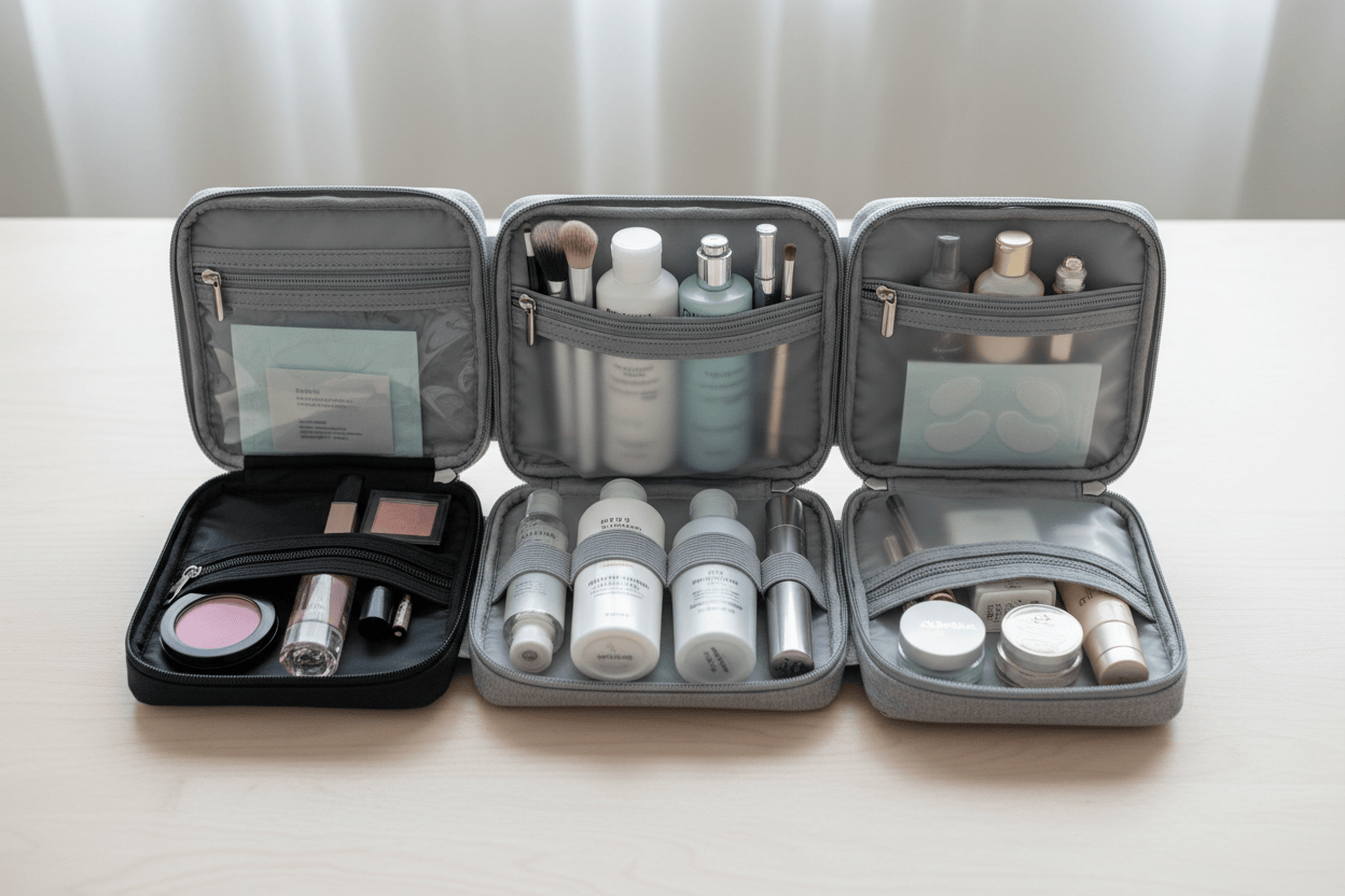 Trousse de toilette modulaire et fonctionnelle