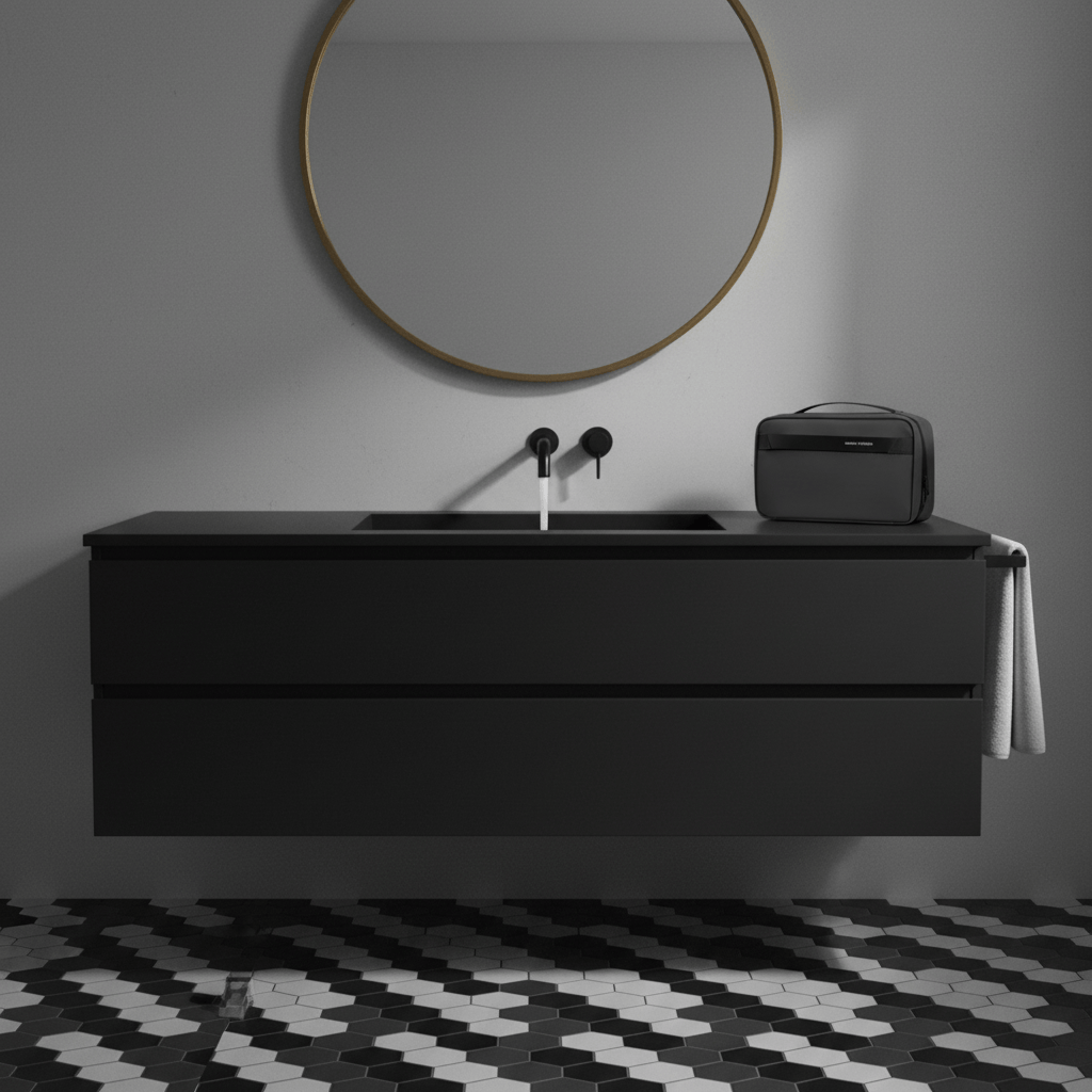 Trousse style monochrome