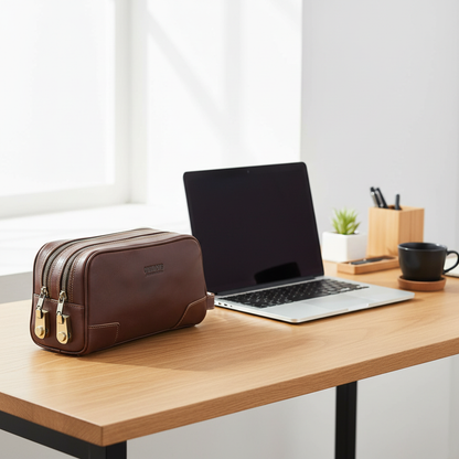 Trousse sur bureau
