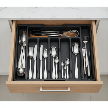 Vue de dessus du range-couvert